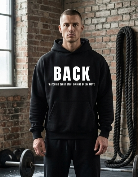 Position Oversized Hoodie - BACK