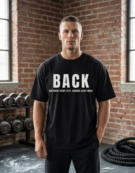 Position Oversized Shirt - Back